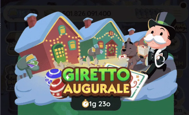 Evento Giretto Augurale Monopoly Go (Elenco dei Premi)